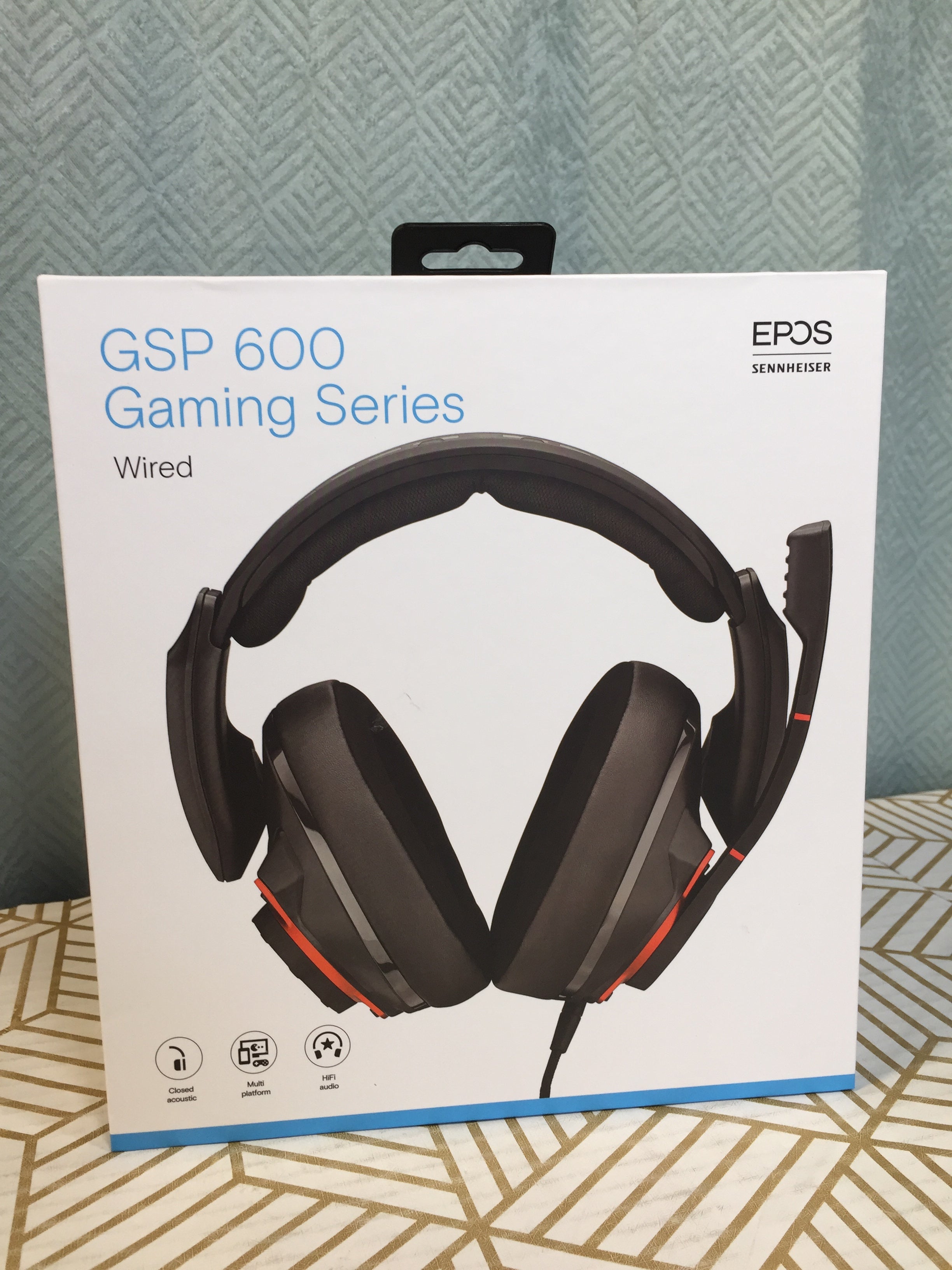 EPOS I Sennheiser GSP 600 – Wired Closed Acoustic Gaming Headset *SEALED* (7942722748654)